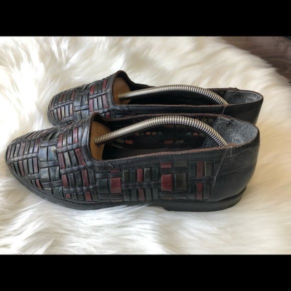 Vintage woven leather loafers unisex - Giorgio Brutini - Picture 10 of 10